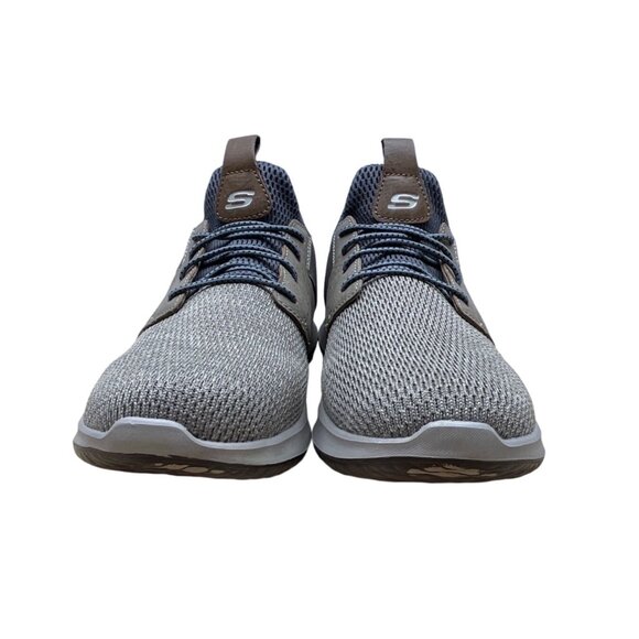 Skechers Mens Taupe Classic Fit Air-Cooled Memory Foam Sneakers Sz 9US - Picture 2 of 7